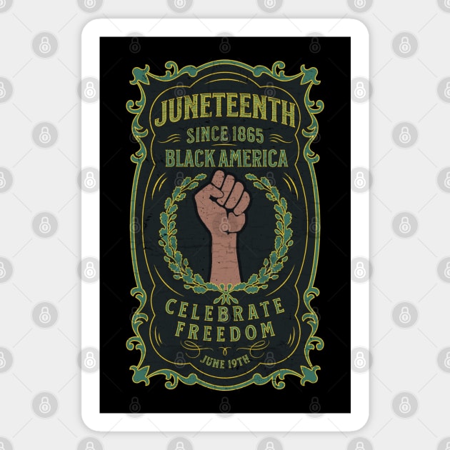 Juneteenth Magnet by valentinahramov